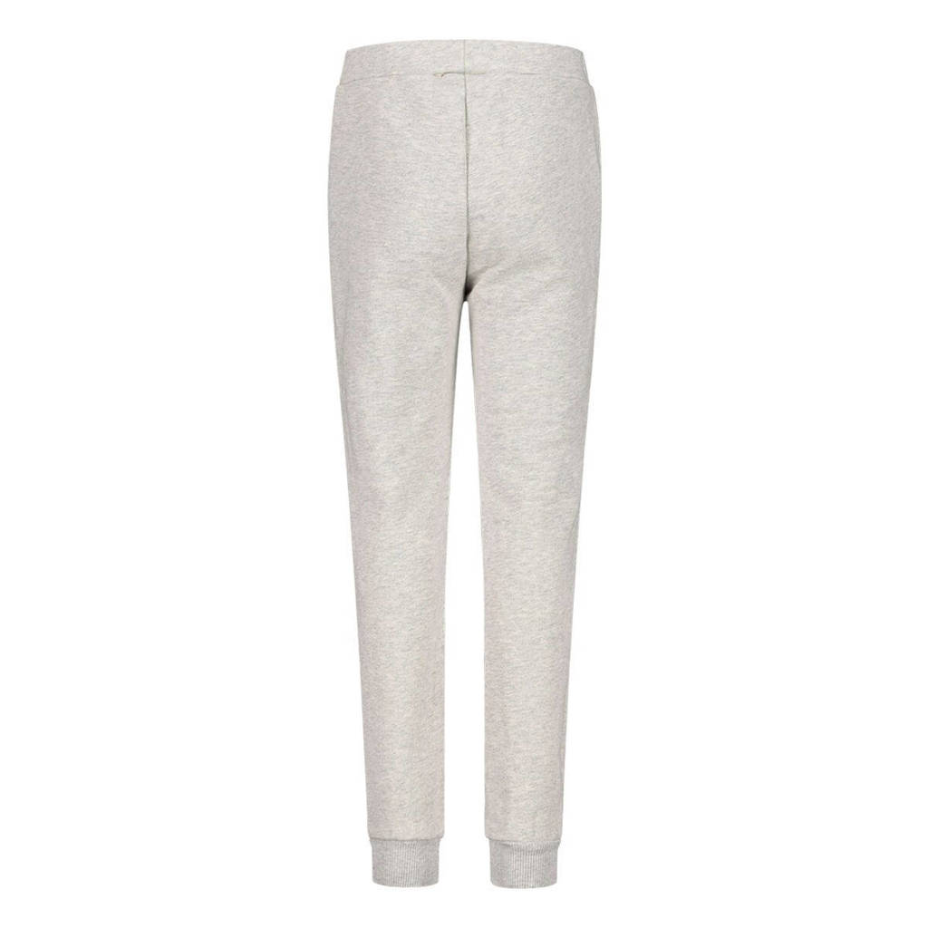 ESPRIT joggingbroek met logo lichtgrijs melang