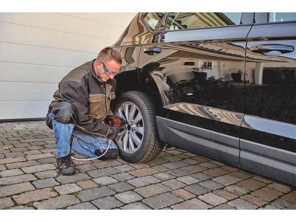 Einhell Radwechsel-Set Kompressor, Druckluft-Schlagschrauber & Druckluft-Set