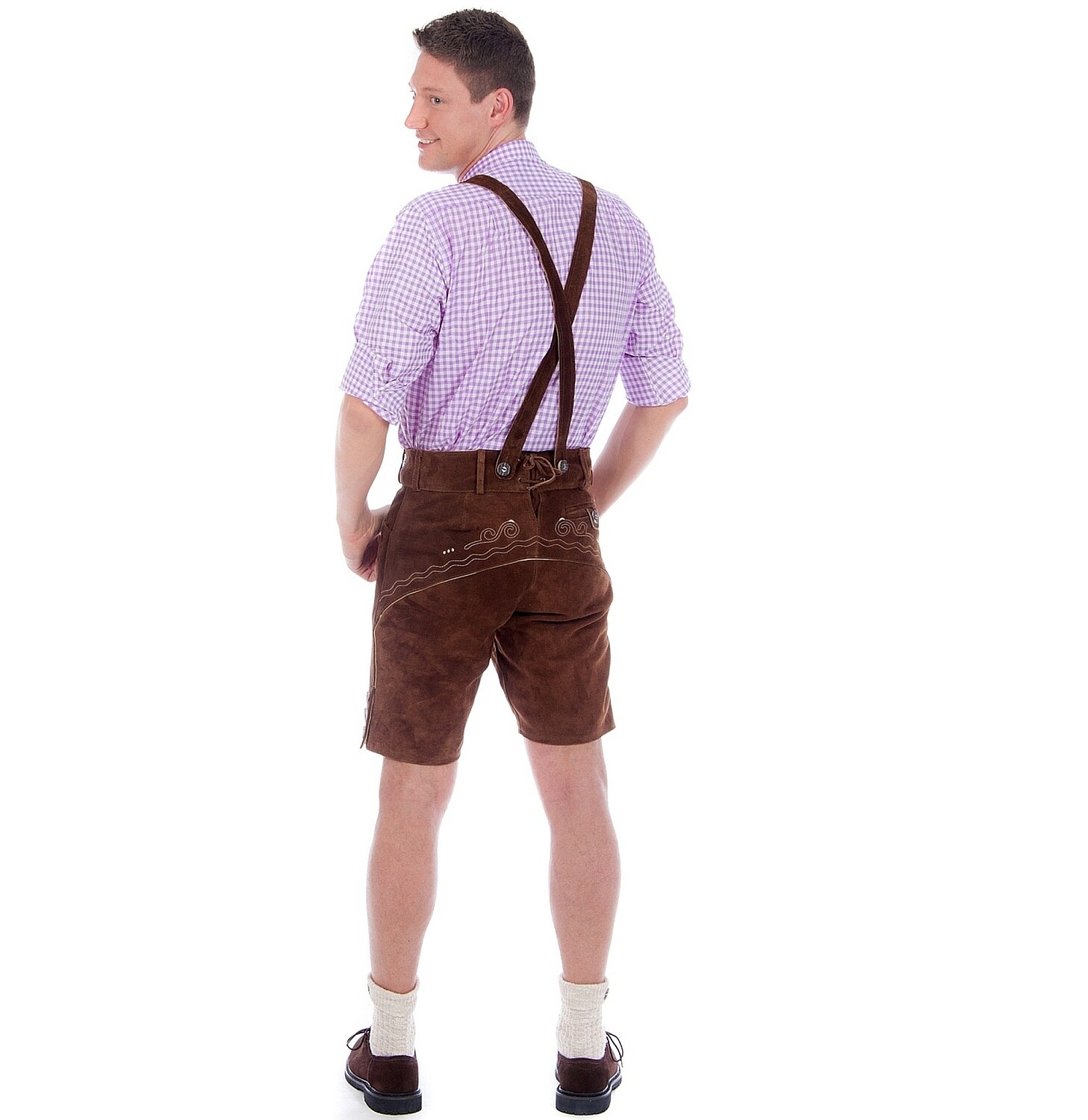 Kurze Trachtenlederhose