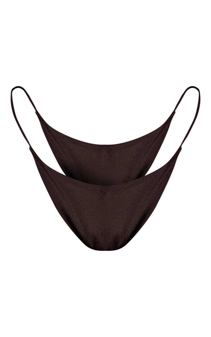 Noir Haut De Bikini Croisé Devant