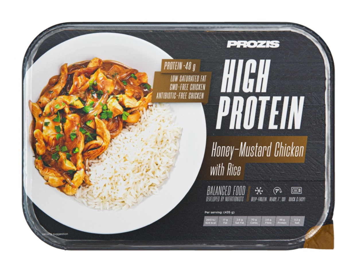 REFEIÇÃO HIPERPROTEICA PROZIS FRANGO MEL E MOSTARDA 435G
