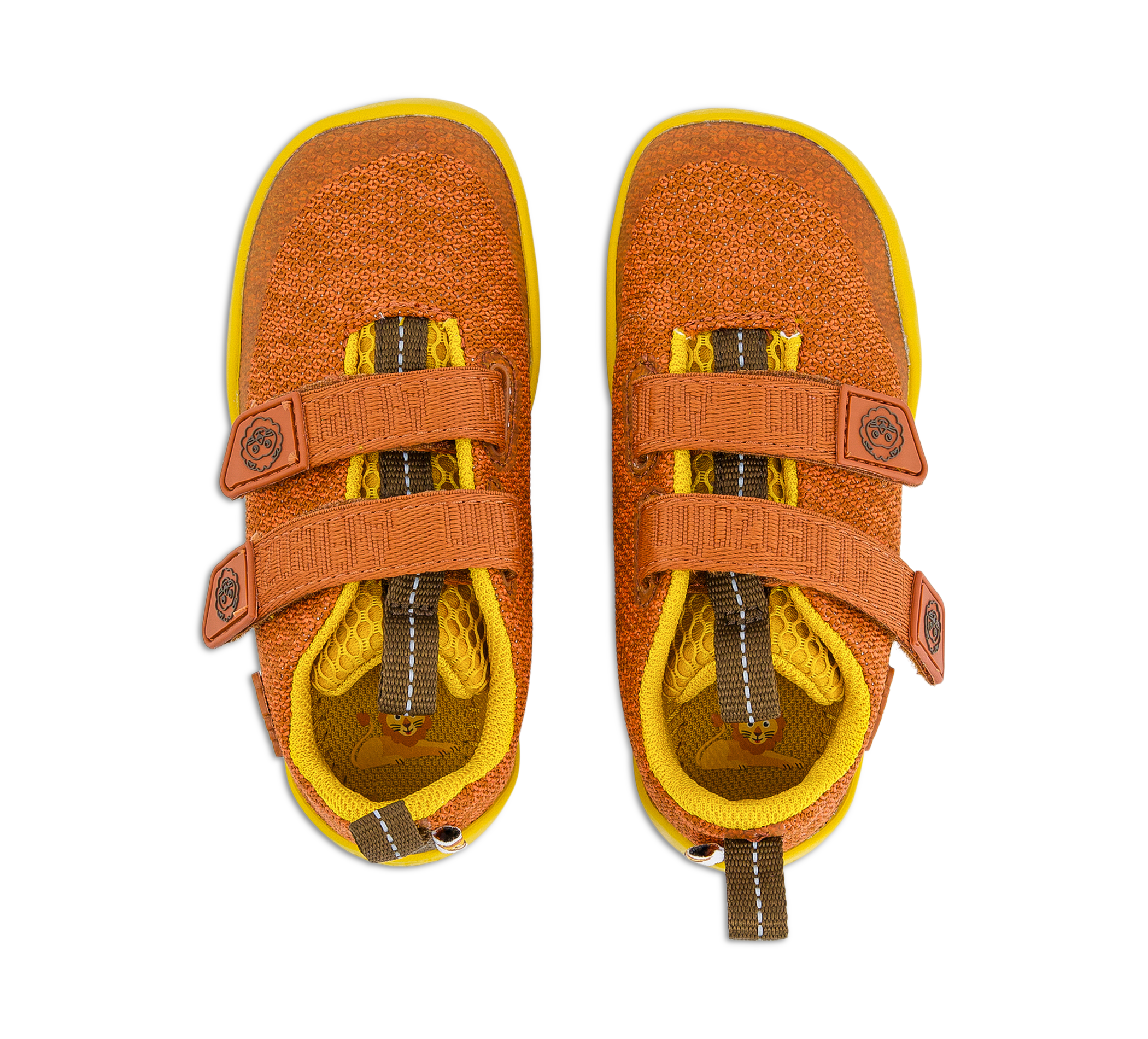 Affenzahn Barfussschuh Knit Happy - Klettschuhe braun