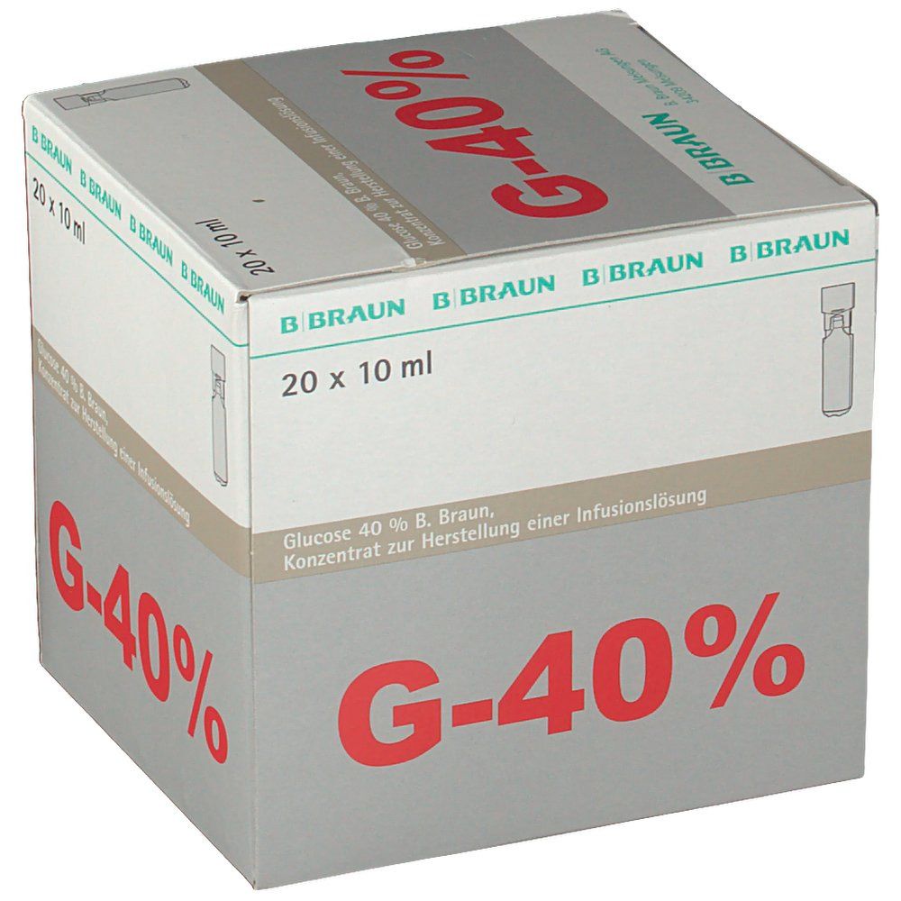 Glucose 40 % B. Braun Mini-Plasco®connect
