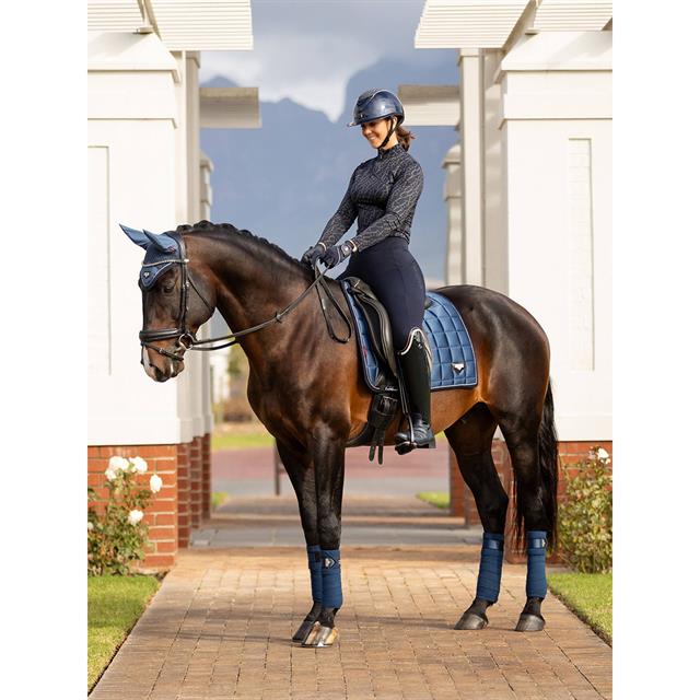 Rijlegging LeMieux Winter Brushed Full Grip Donkerblauw