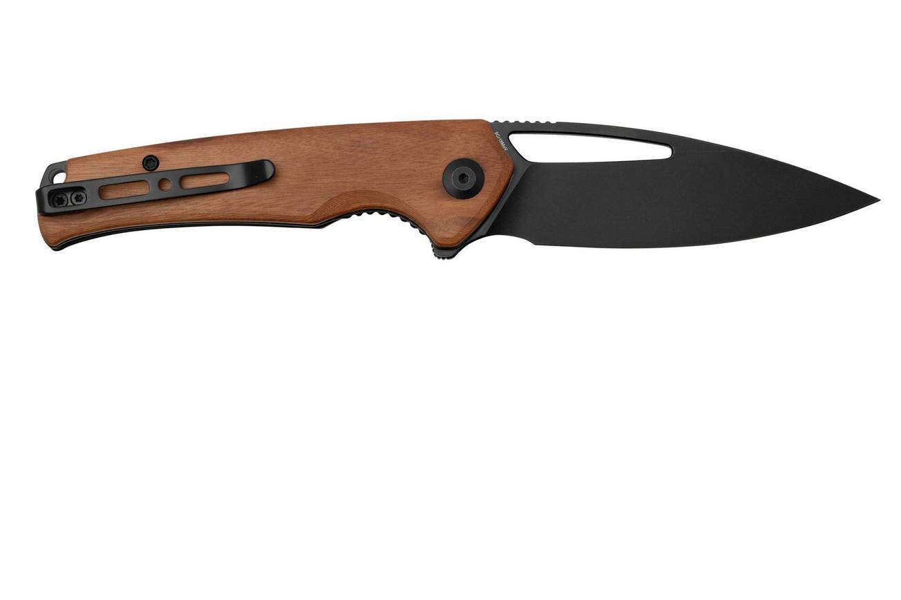 SENCUT Mims S21013-4 Guibourtia Wood Black Stonewashed, zakmes