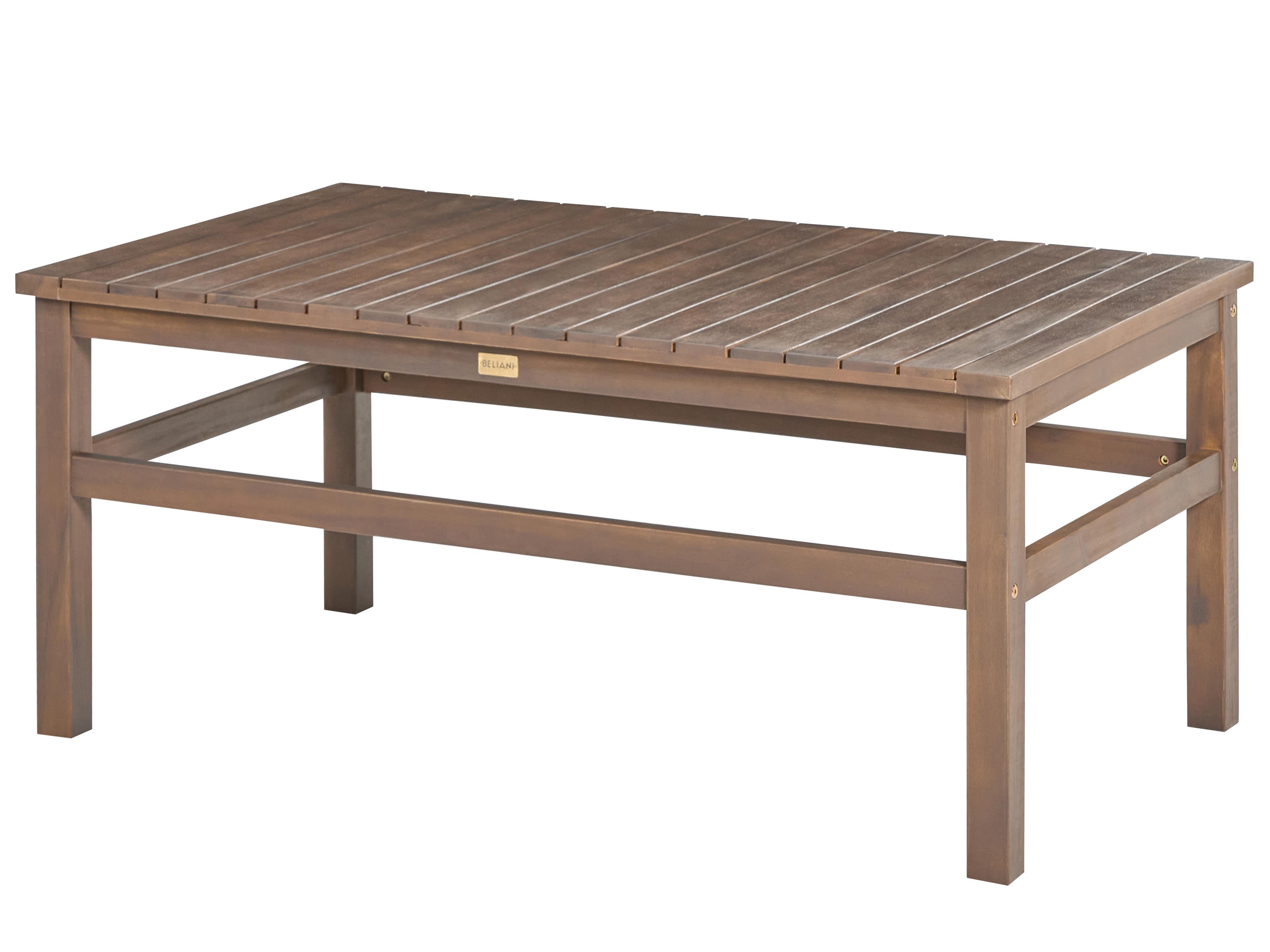 Loungeset met tafel 4-zits MANILA Gecertificeerd acaciahout Donkerbruin