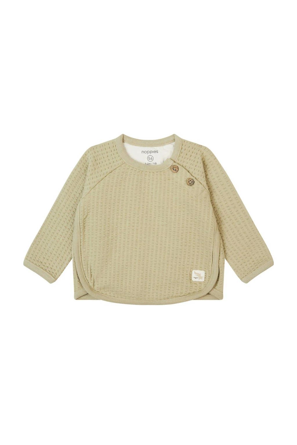 Noppies baby longsleeve groen