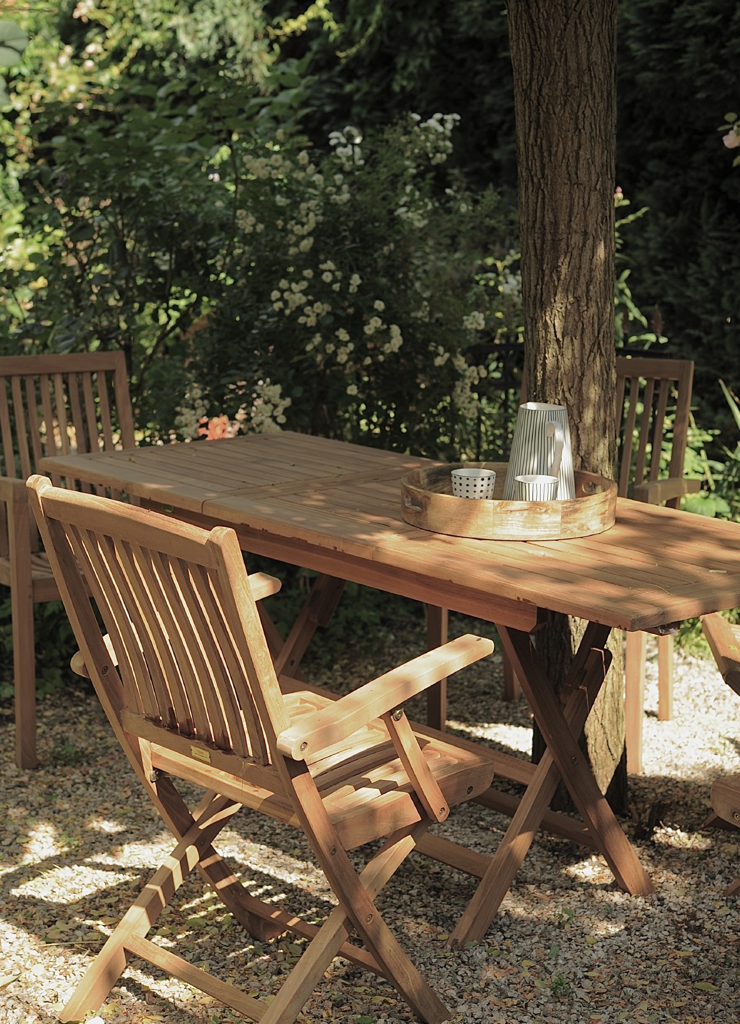 Klapp- & Auszieh-Gartentisch 'Stavanger', Teak natur, B 120 / 170 cm, L 70 cm, H 75 cm günstig bestellen