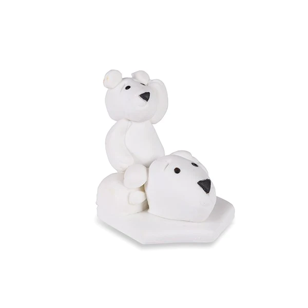 3 Pics déco thème Noël : Lutin, ange, ours blanc Patisse