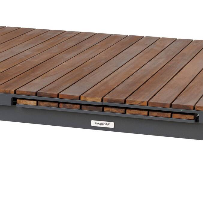 Table de jardin extensible PARADIZE Effet Noyer & Graphite