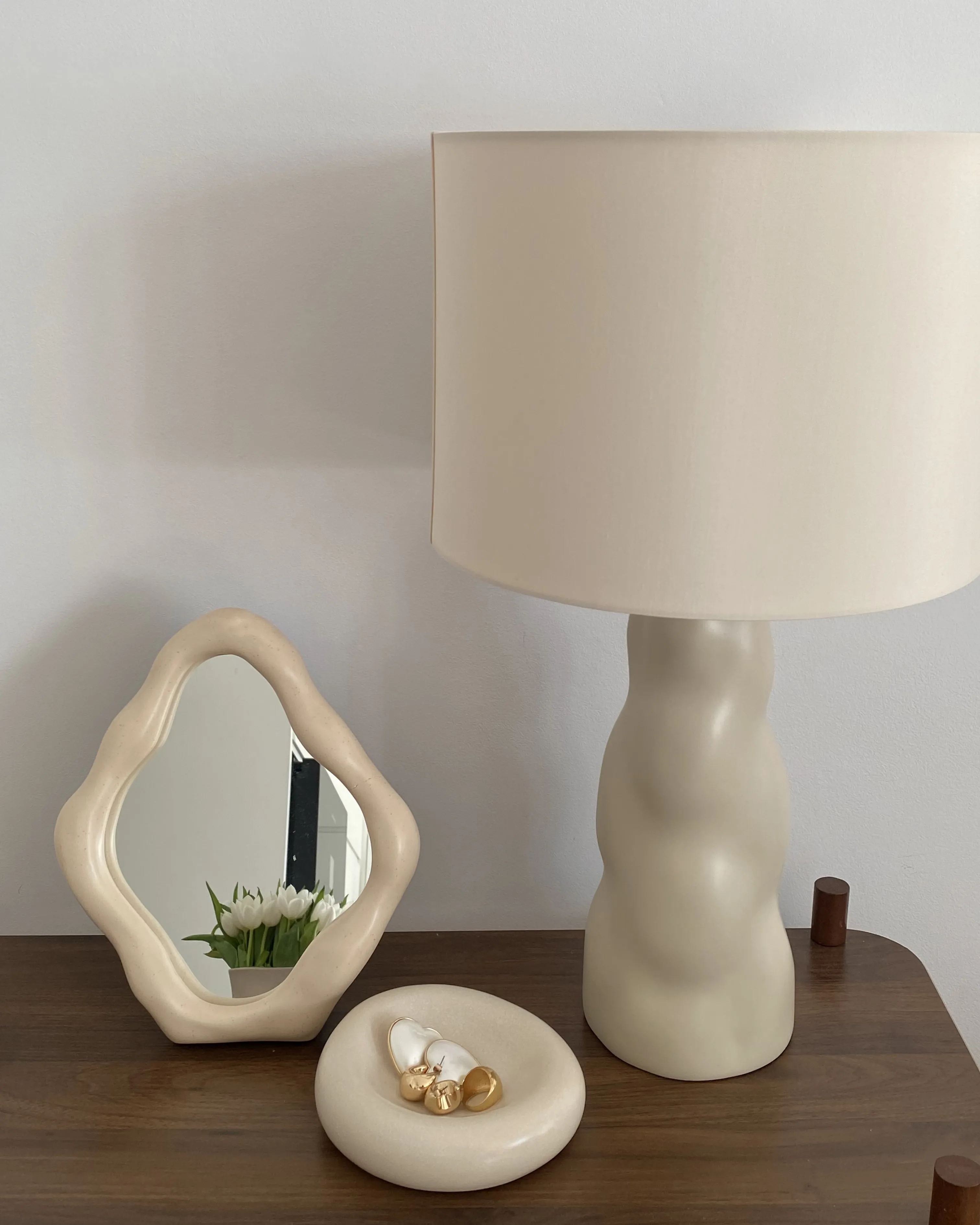 Tafellamp VILAR Keramiek Beige