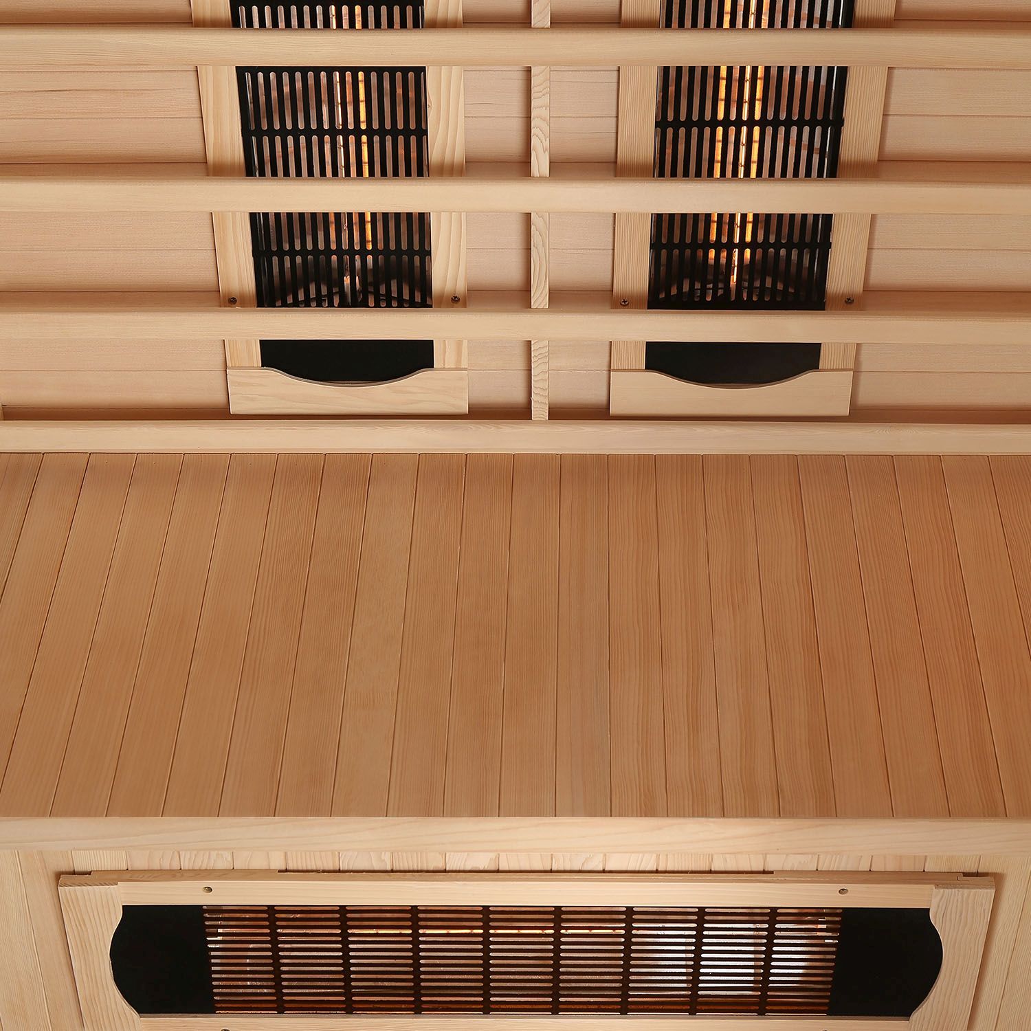Artsauna Infrarotkabine Wärmekabine Oslo mit Vollspektrumstrahlern & Hemlockholz