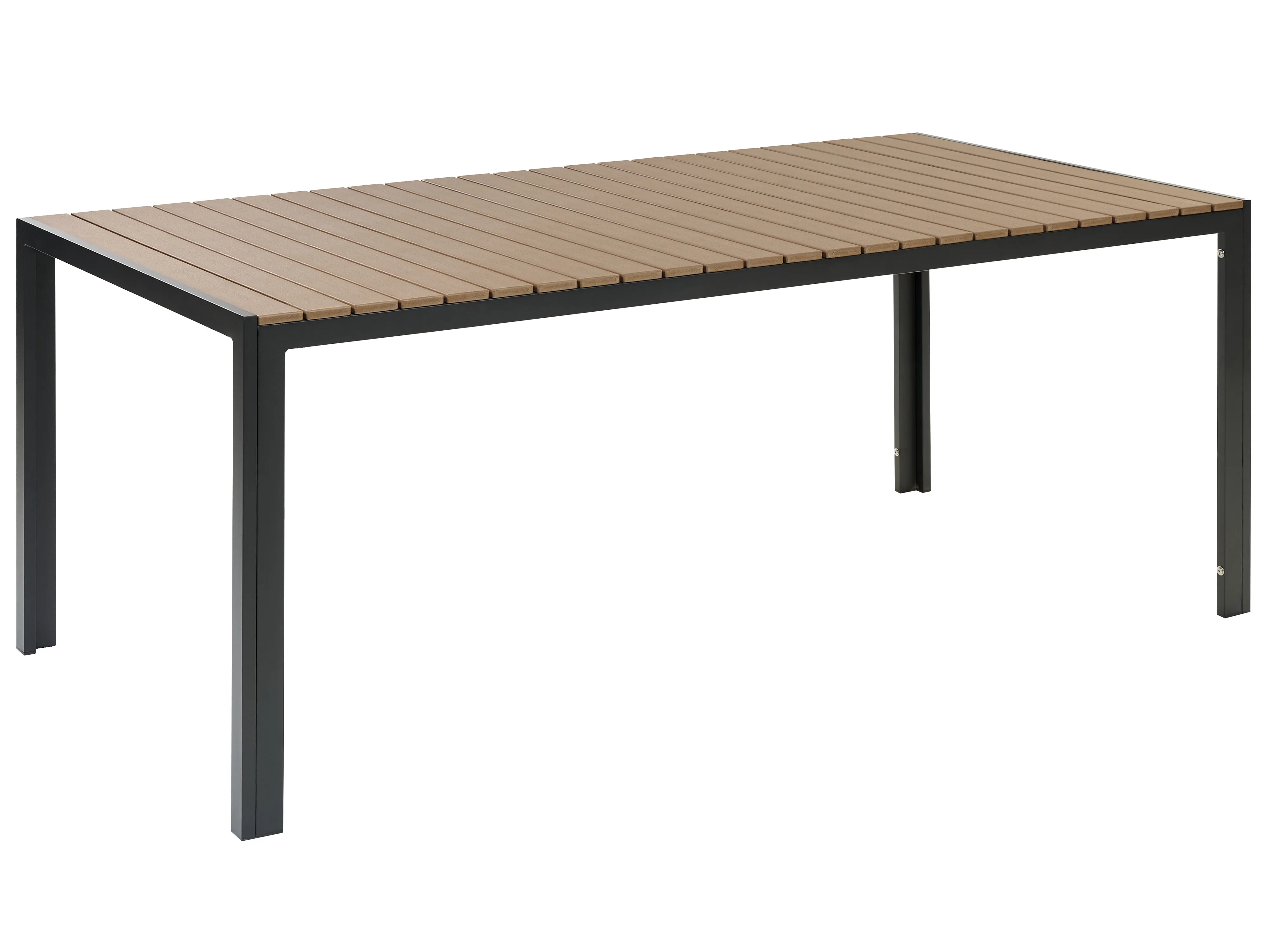 Tuinset met banken 6-zits NARDO Bruin/zwart