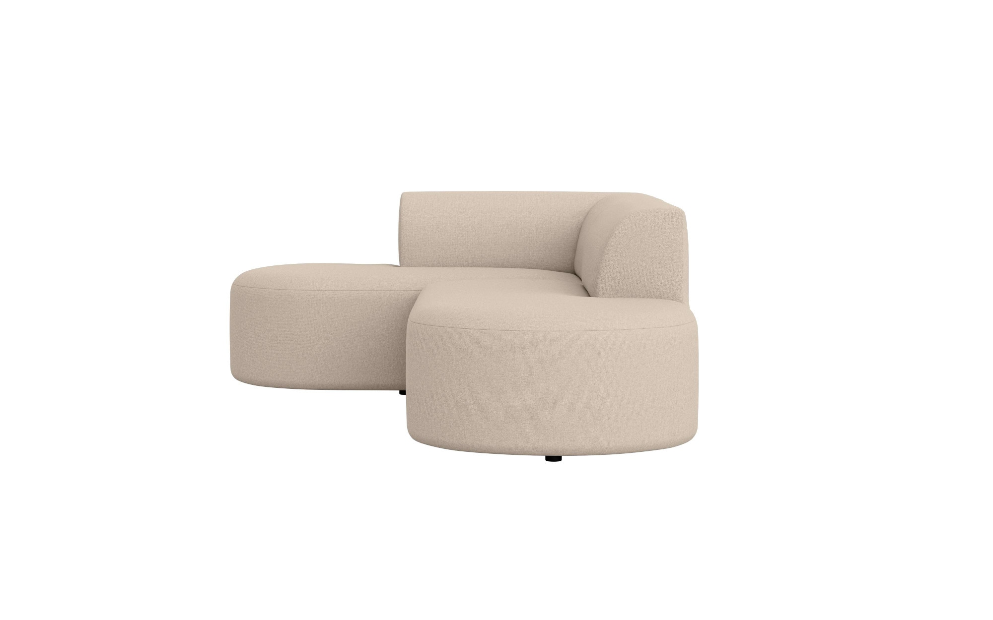 GOODproduct Ecksofa »Ecksofa Tvinne mit Ottomane links oder rechts bestellbar« L-Form, mit Wellenunterfederung, BxTxH 260x170x73 cm