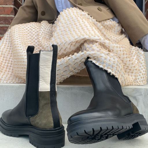 Copenhagen Shoes New Chessny Combi Chelsea Støvler, Sort, 38