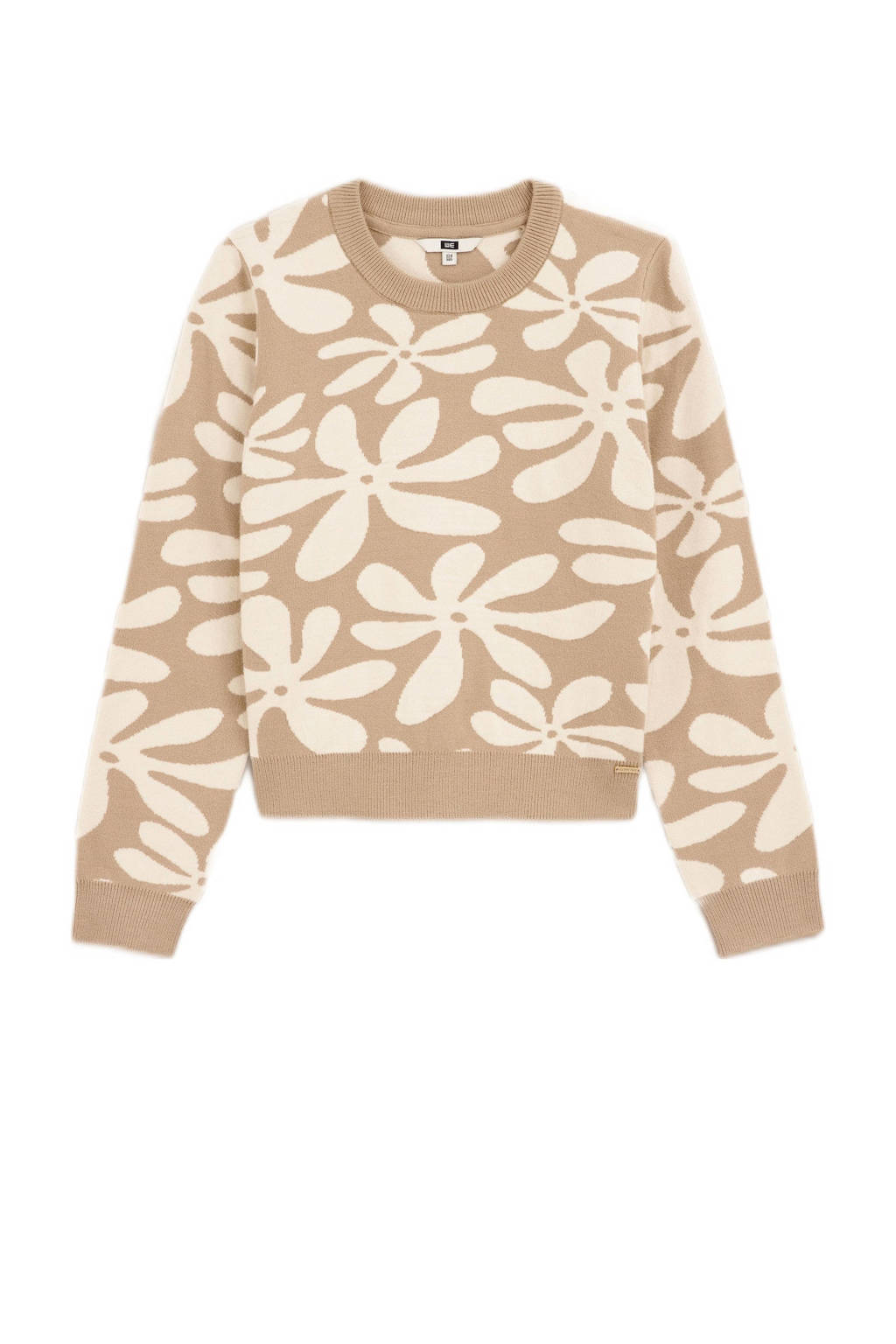 WE Fashion gebreide trui beige