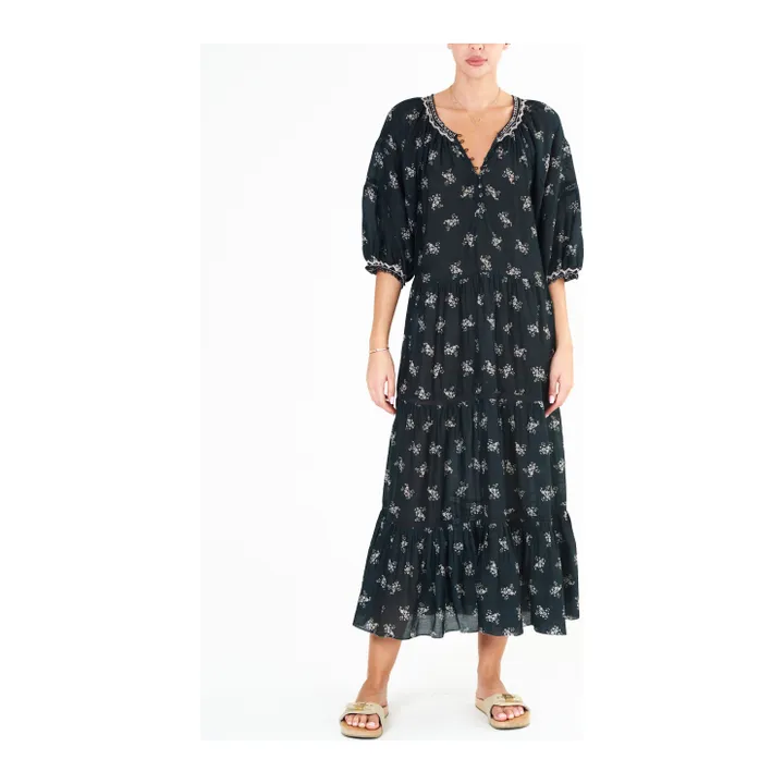 M.A.B.E. Robe Longue Vivi | Noir
