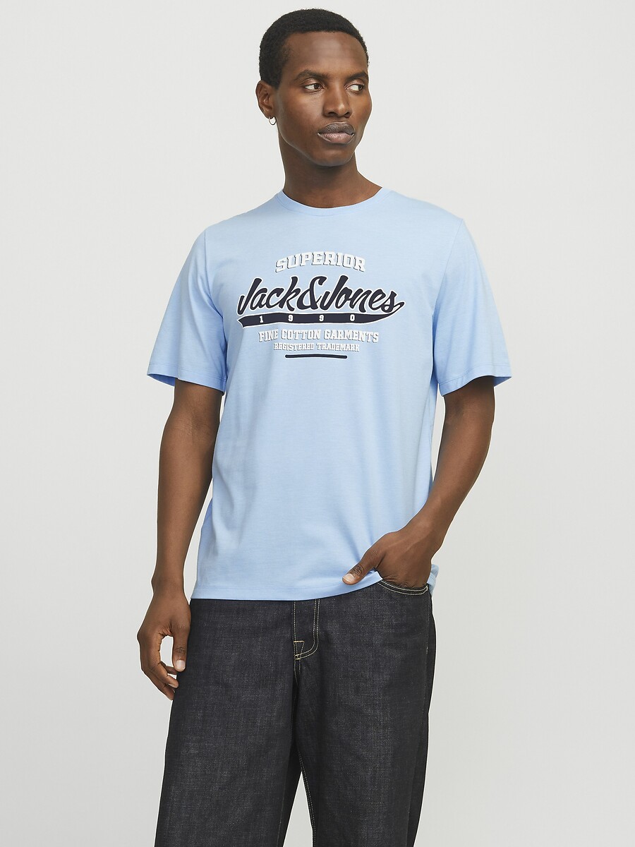 JACK & JONES<br>Camiseta reta com logotipo
