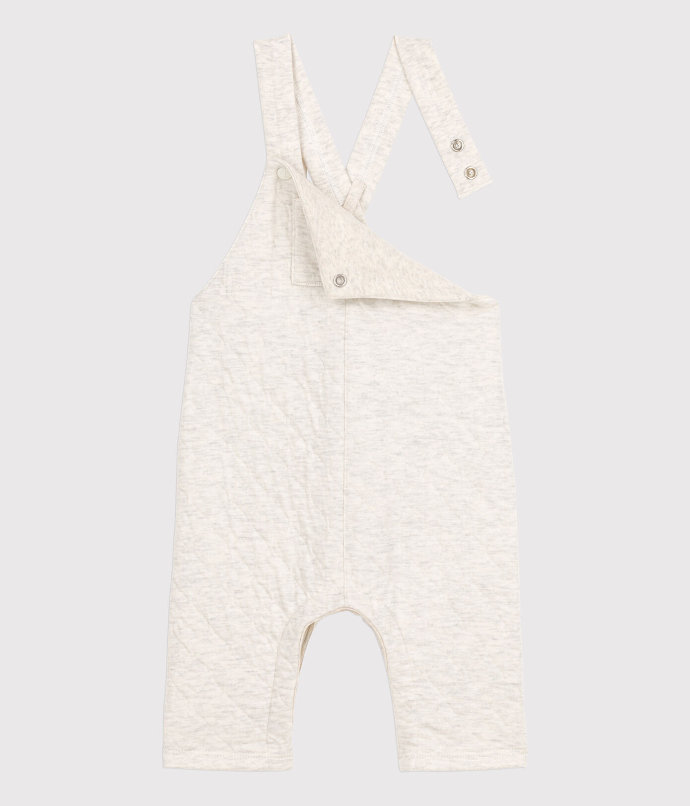 Salopette longue bébé en tubique matelassé