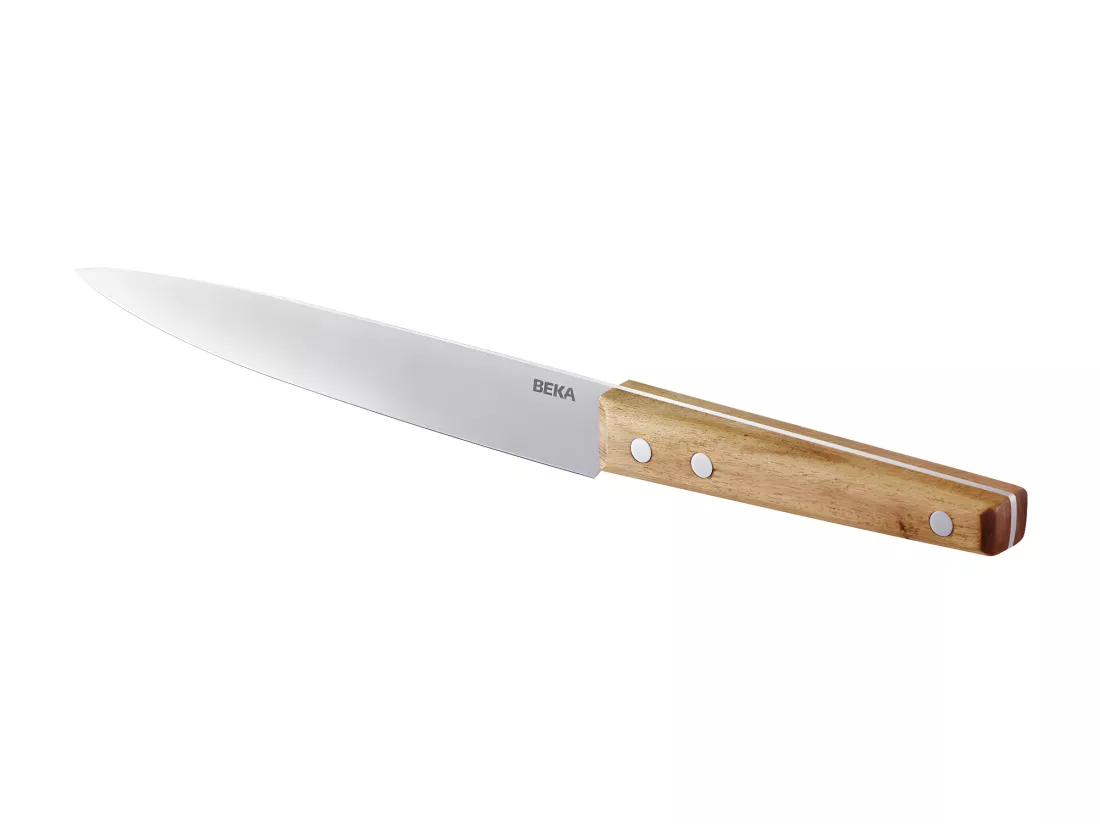 Couteau tranche lard Nomad 20 cm en acacia
