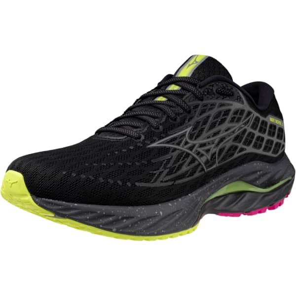 Chaussure running MIZUNO WAVE INSPIRE 20 BLACK/SILVER/SUNNY LIME