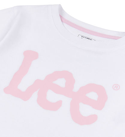 Lee T-Shirt - WobBlå Graphic - Bright White