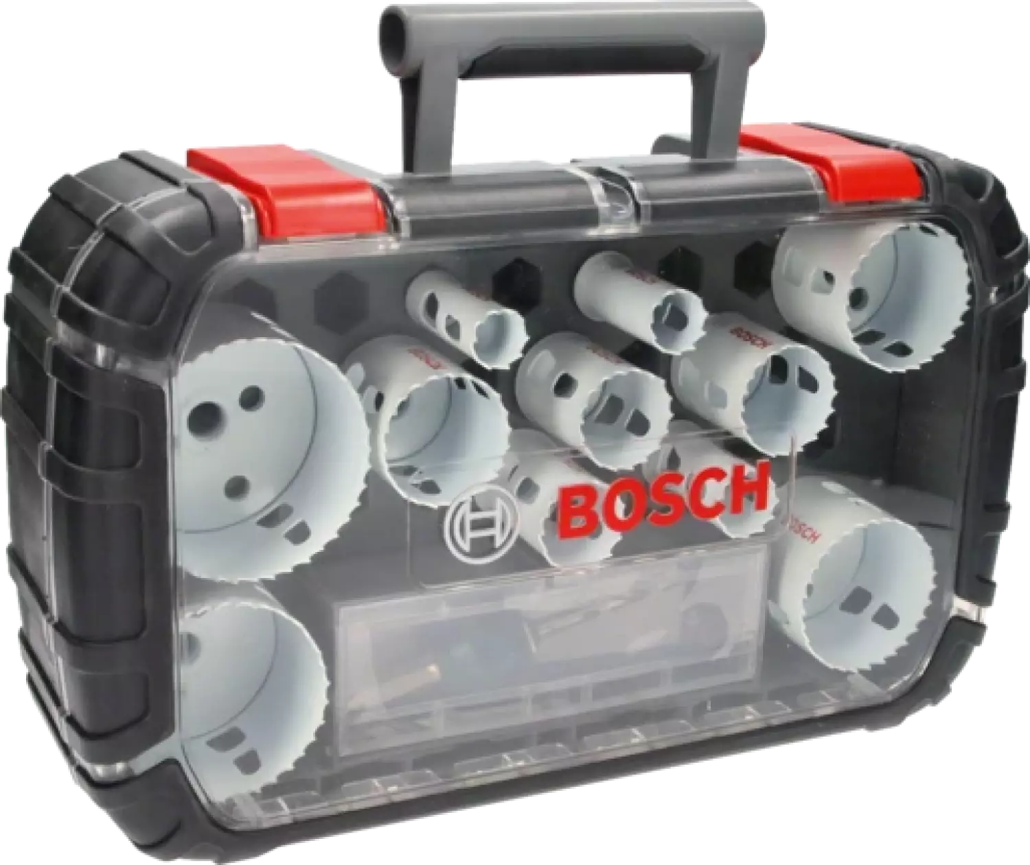 Bosch 061599760L 14-delige Gatzagenset in koffer - Victorinox mes