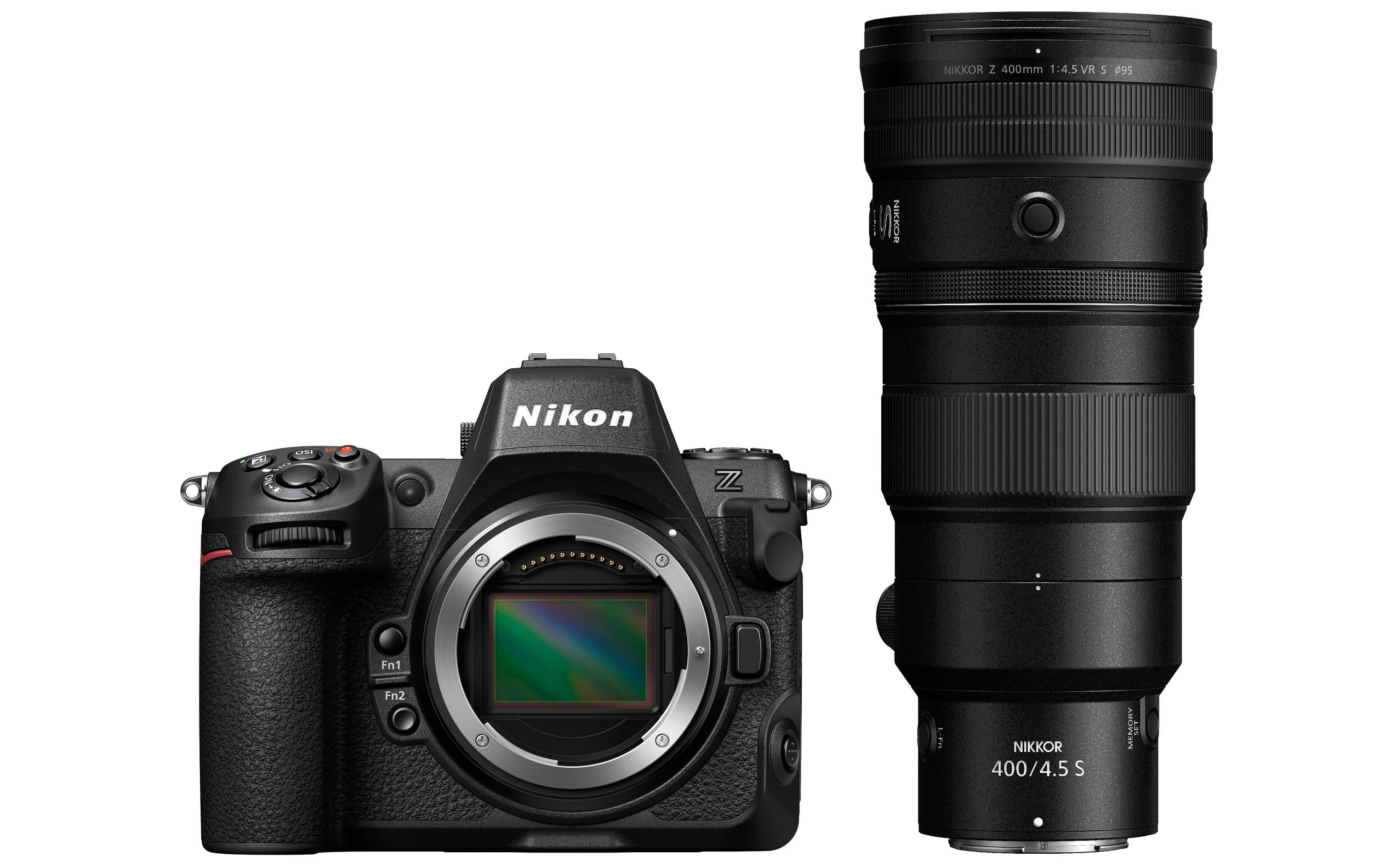 Fotokamera Z8 400 KIT<br>Vollformat-Hybridkamera mit handlichem Super-Teleobjektiv der S-Serie