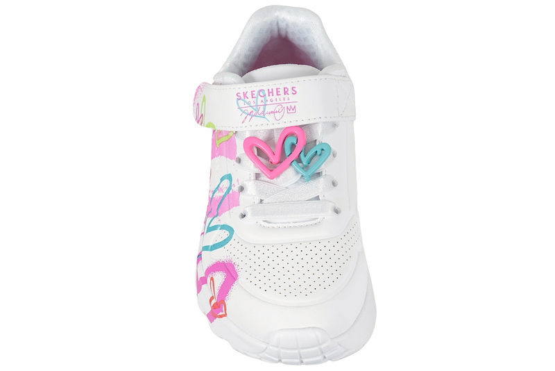 SKECHERS UNO LITE - HEART STATUS WHITE SNEAKER