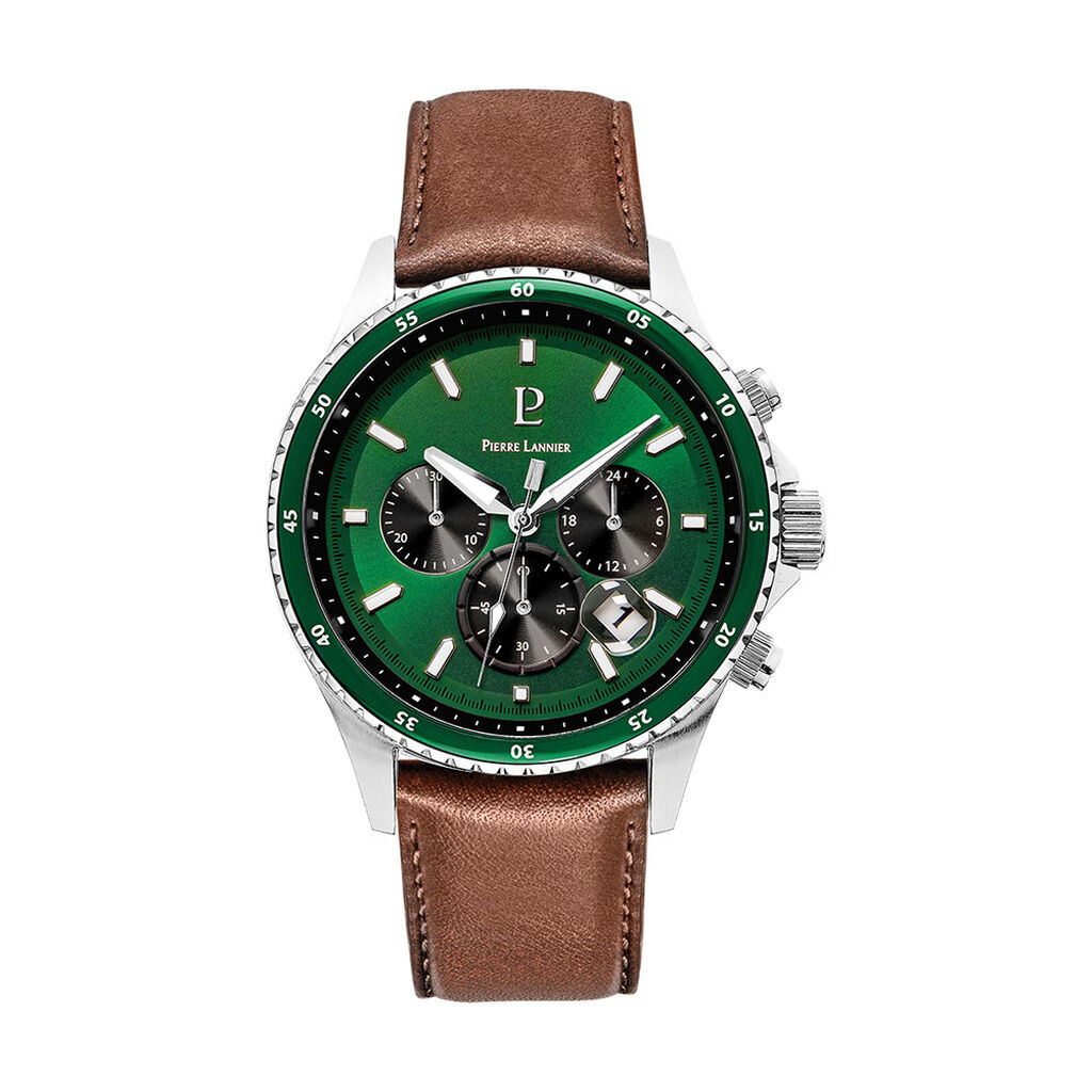 Montre Pierre Lannier Cronos Vert