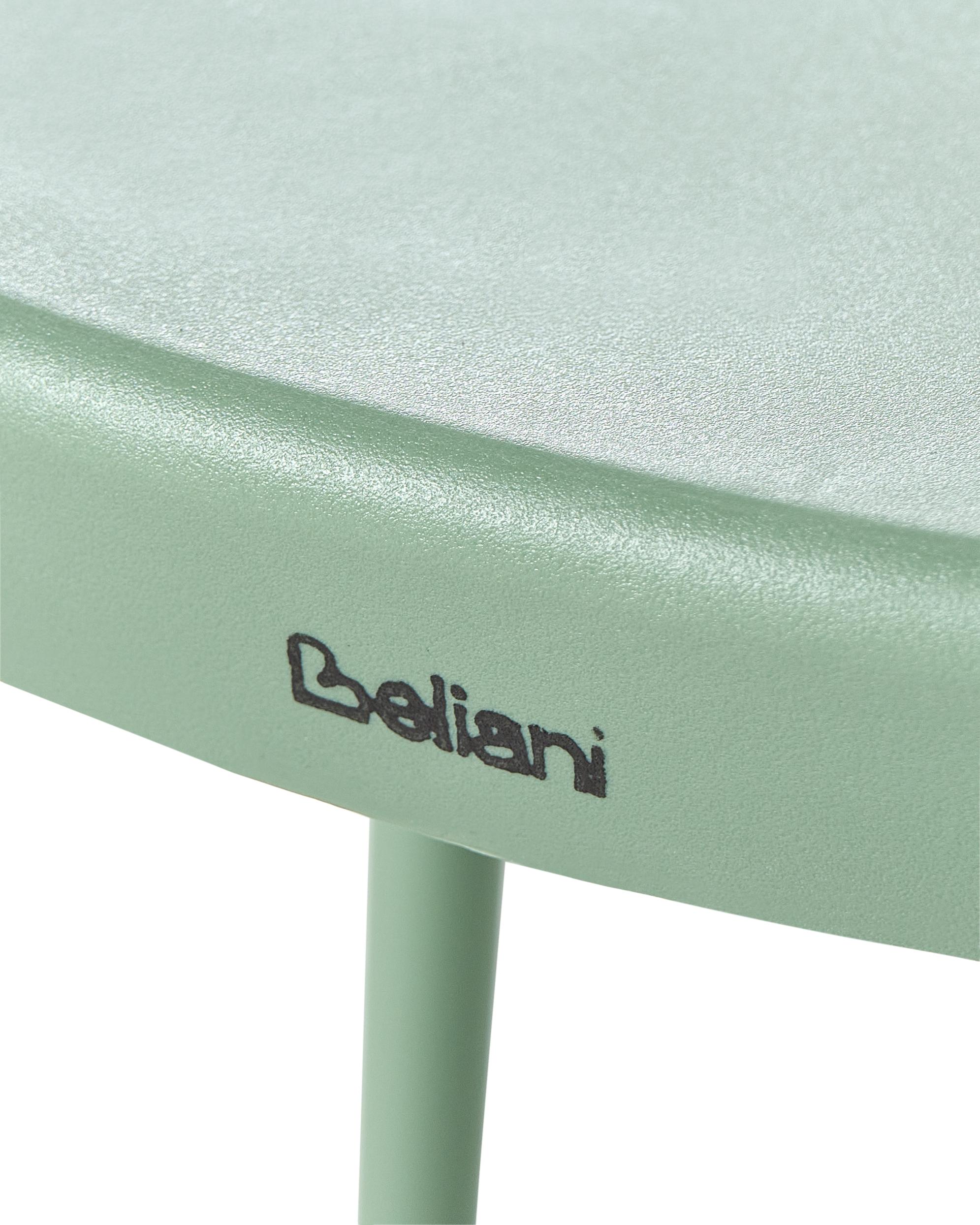 Set van 4 tuinstoelen MALEVIZI stapelbaar Groen