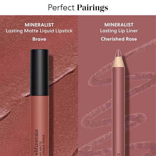 bareMinerals Mineralist Lasting Matte Liquid Læbestift, Brave