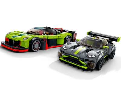 LEGO Aston Martin Valkyrie AMR Pro en Aston Martin Vantage GT3 (76910)