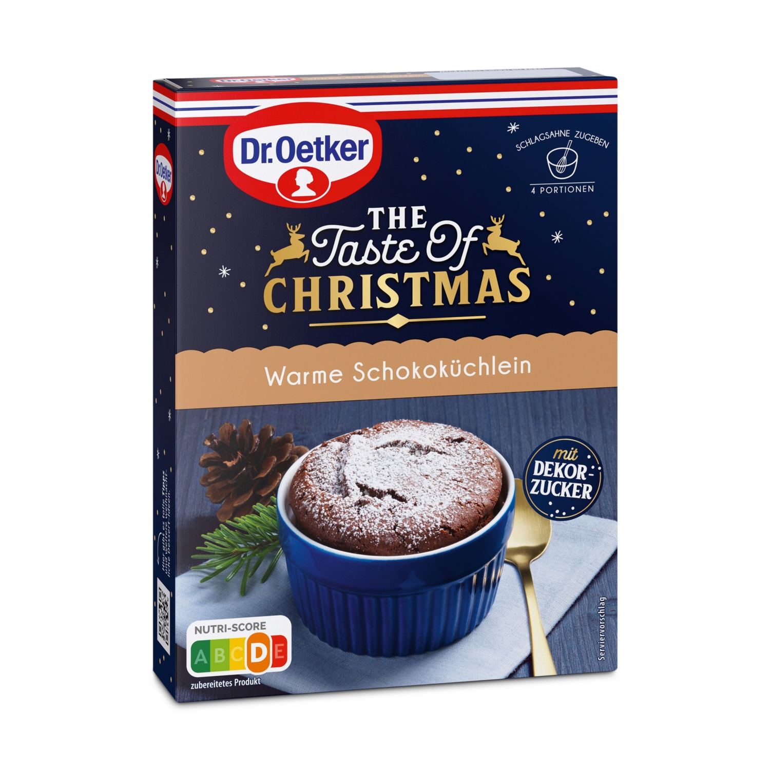 DR. OETKER Warmer Schokokuchen, warmes Schokoküchlein 138 g