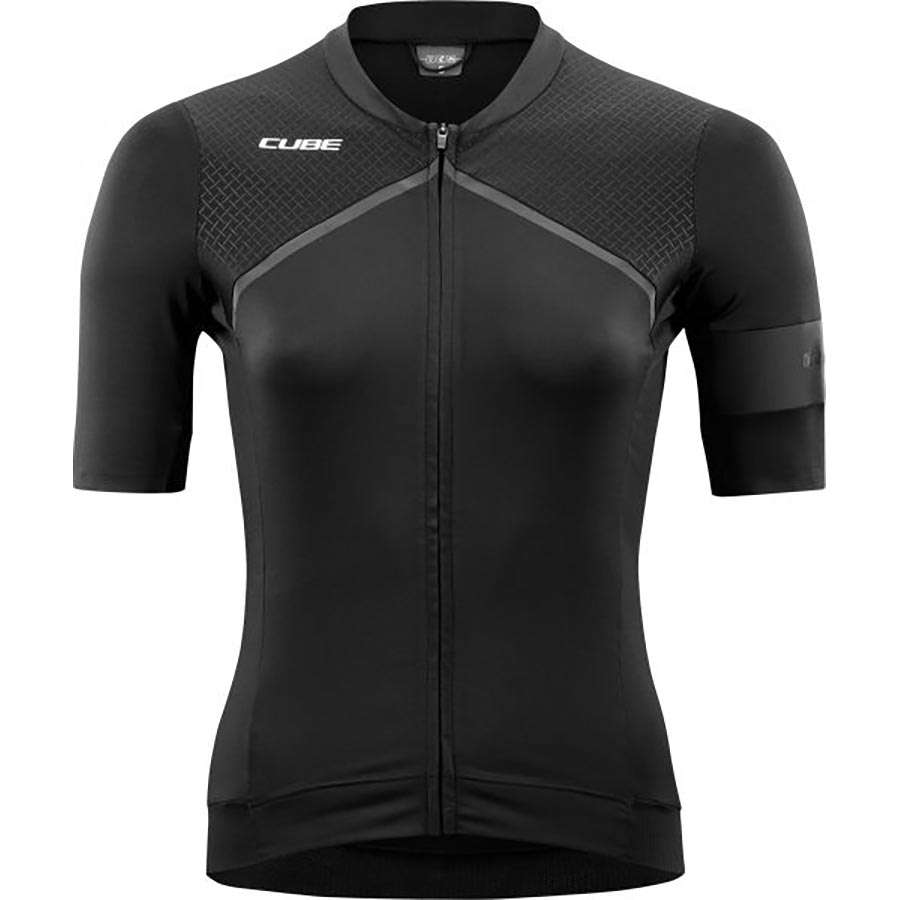 Cube Blackline Fietsshirt Korte Mouwen Zwart Dames