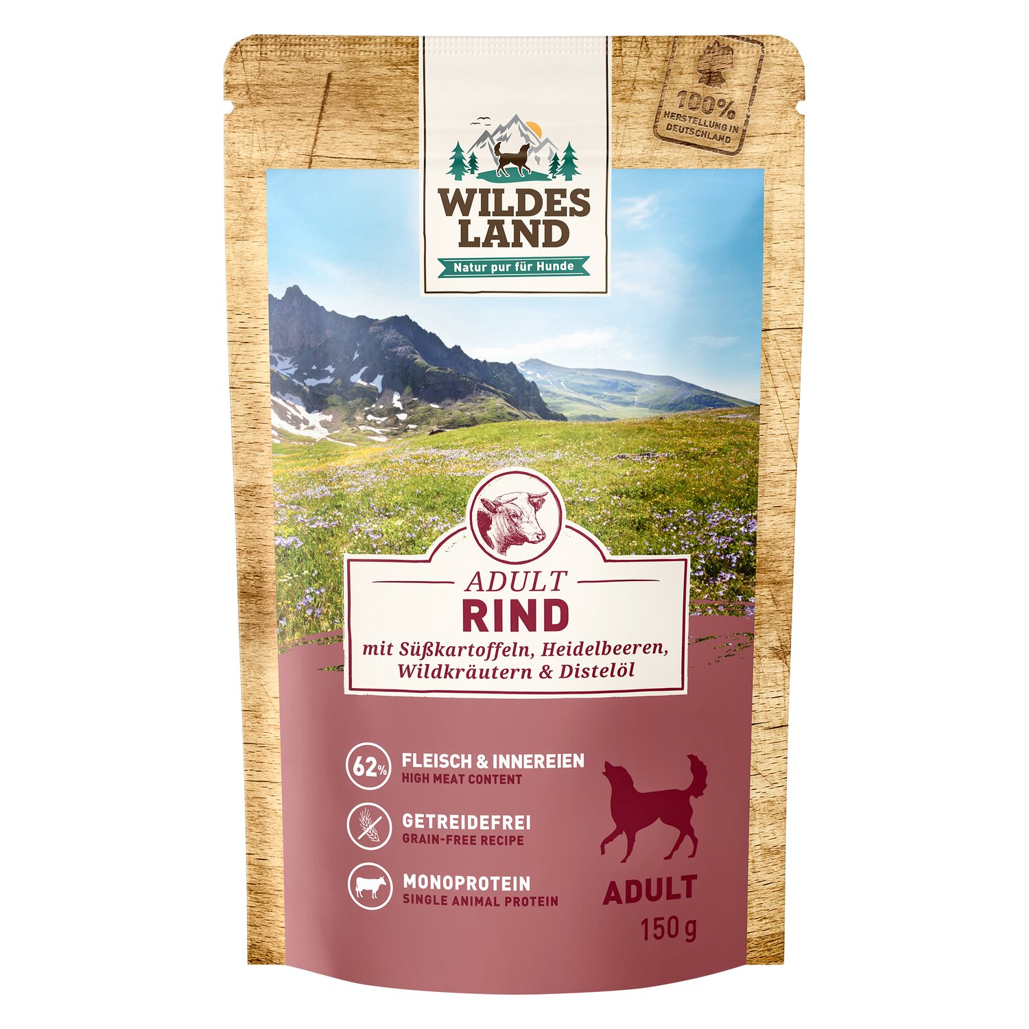 WILDES LAND Nassfutter Classic Adult  - Huhn