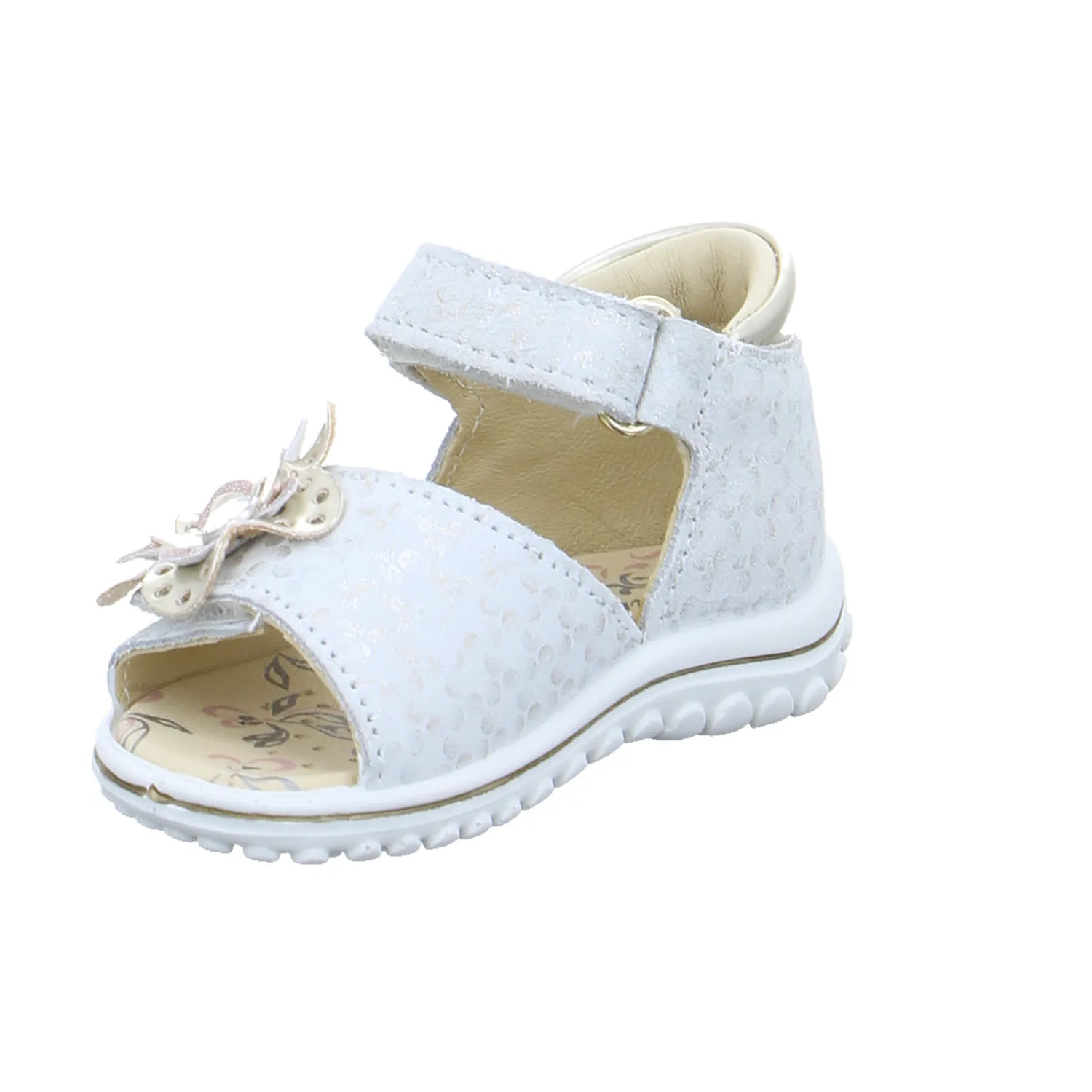PRIMIGI Baby-Sandale Offwhite Leder  Mädchen Minilette
