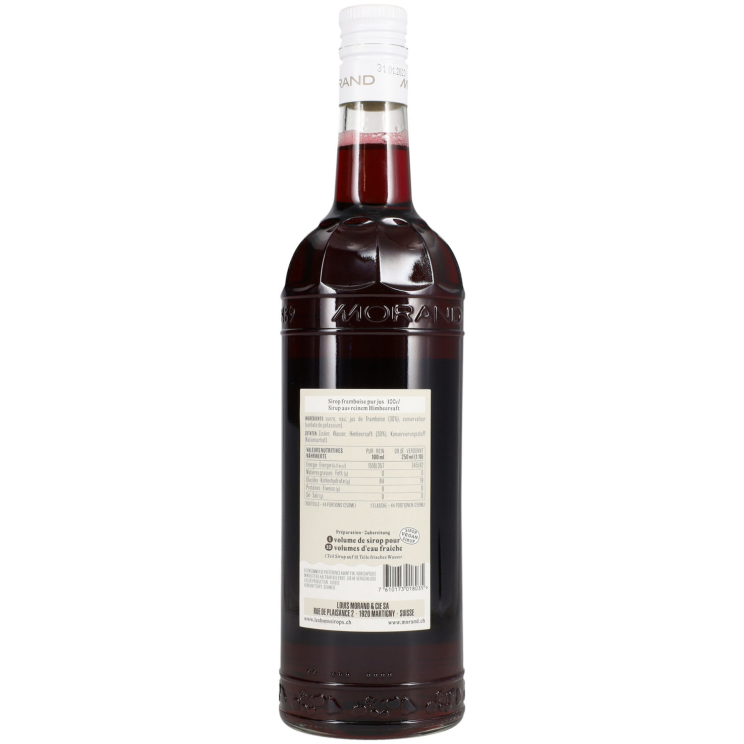 Morand Sirup Himbeer Pur Jus