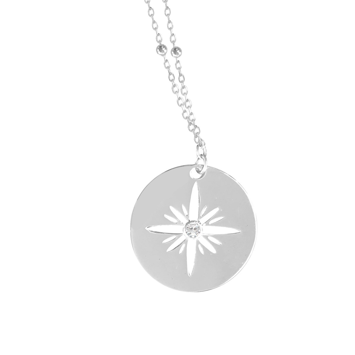 Collier argent 925 et oxydes