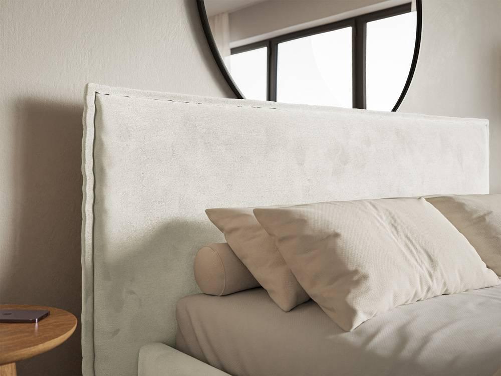 NADUVI Collection Bedframe Esmay velvet 140 x 200 cm