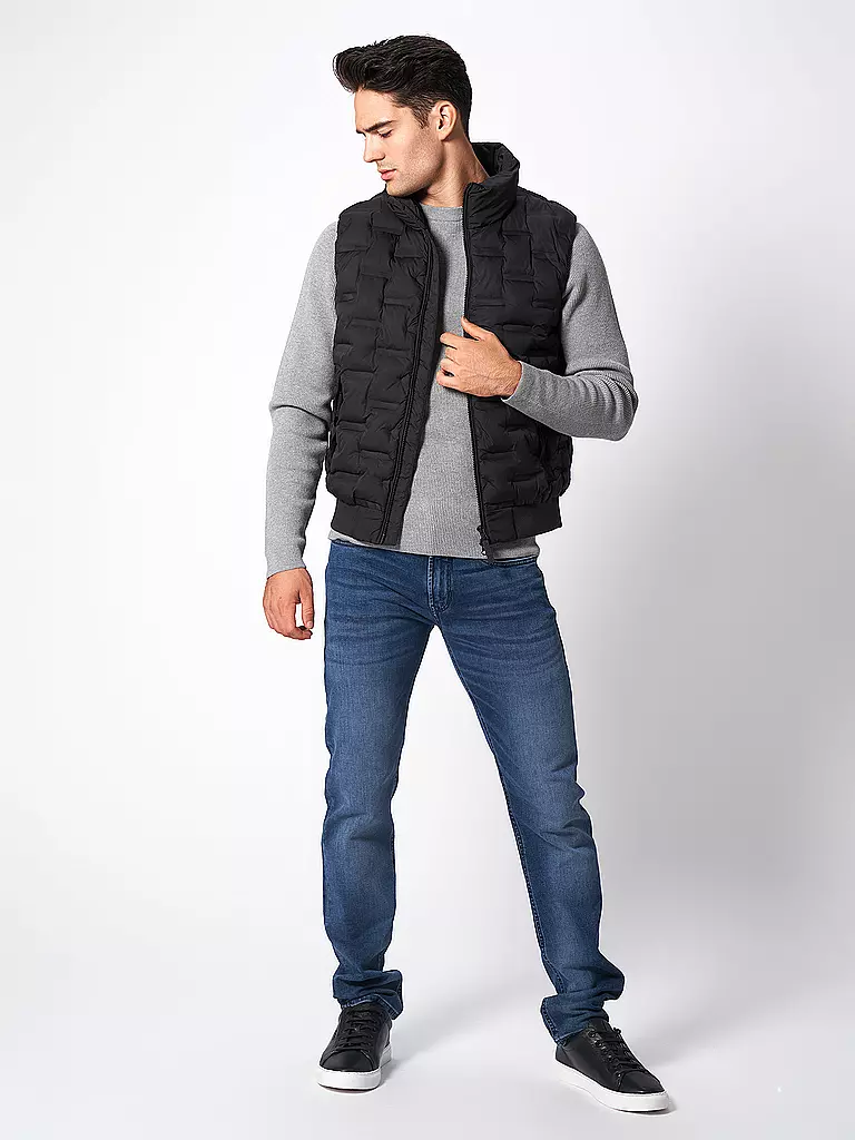 MARC O'POLO Steppgilet schwarz