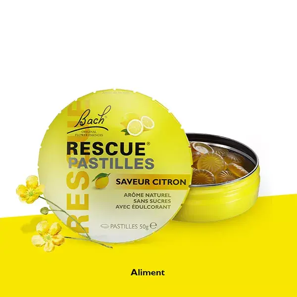 RESCUE Pastilles Citron - 50 g