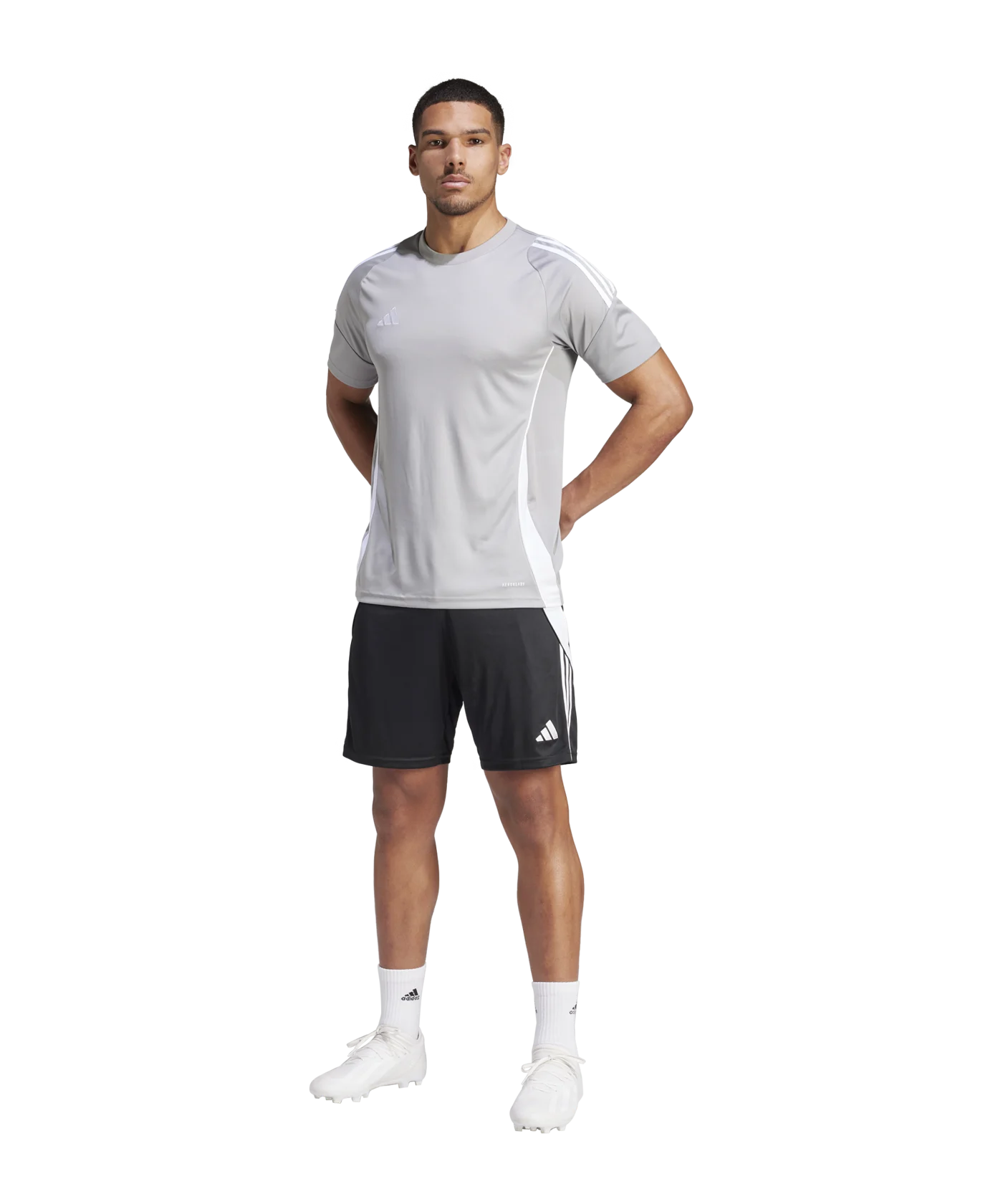 adidas Tiro 24 Trikot Grau Weiss