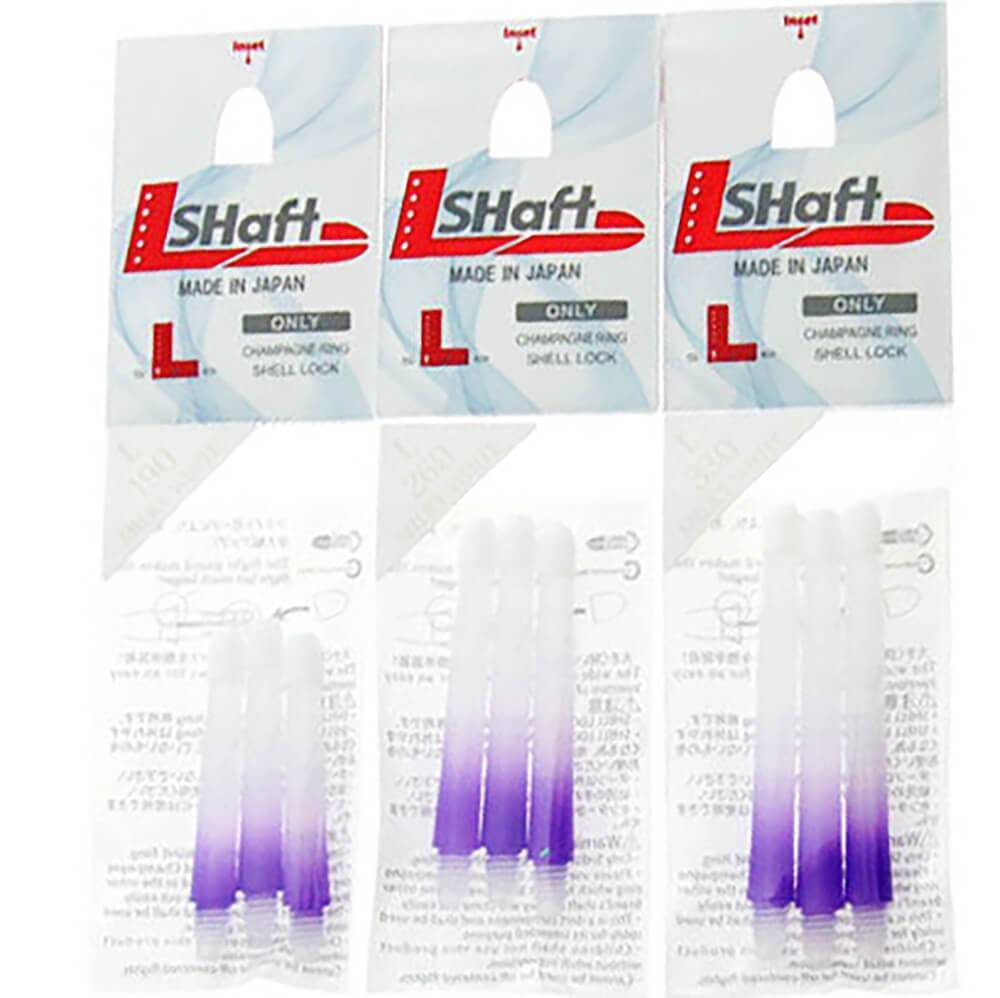 L-Style - L-Shaft Lock Straight TwoTone - Weiß Klar Lila