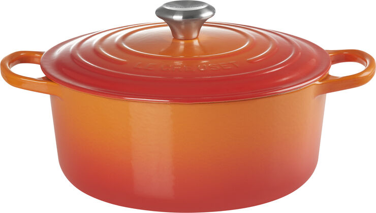 Le Creuset Rund støbejernsgryde 5,3L Volcanic Volcanic