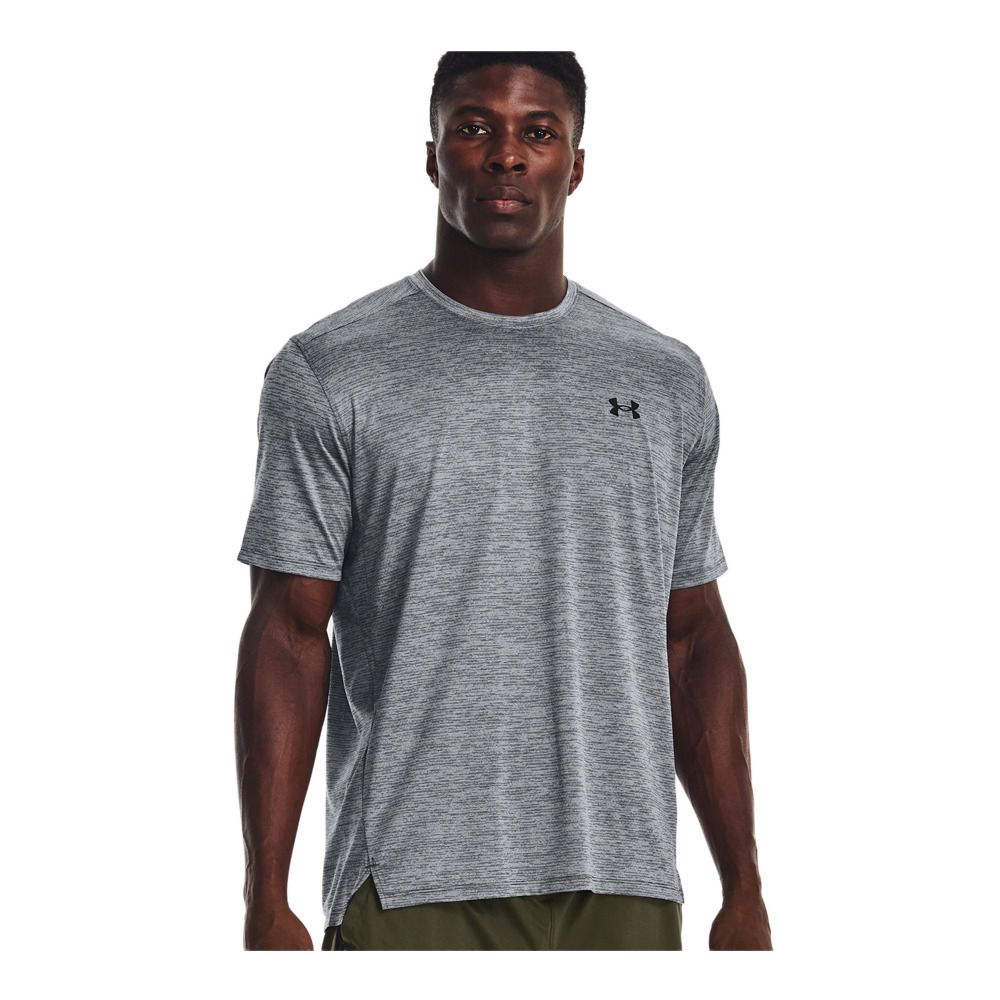 Under Armour UA TECH VENT - Maillot Homme pitch gray/black