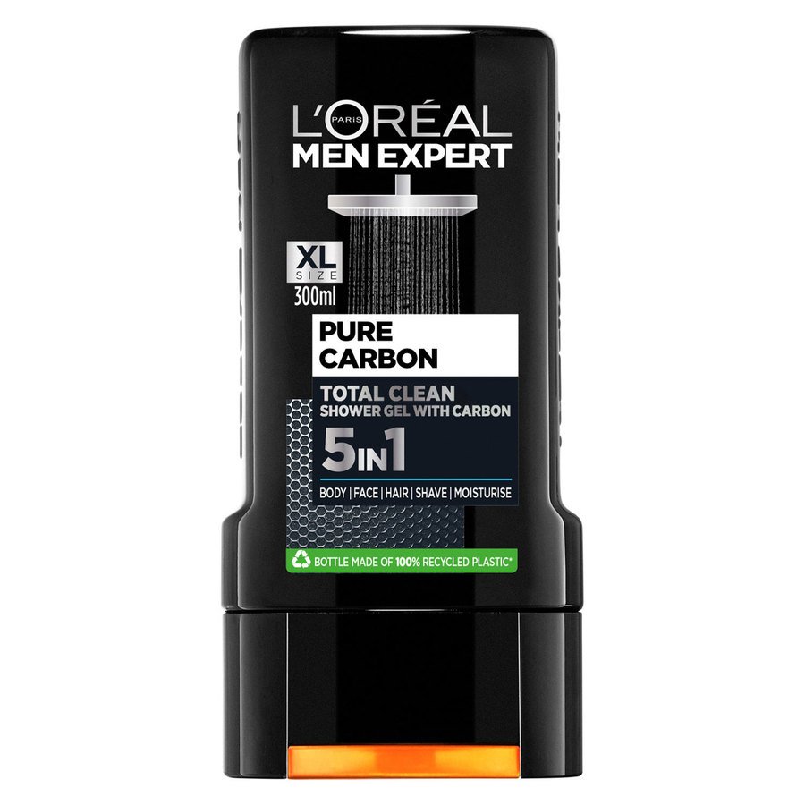 L'Oréal Paris Men Expert Pure Carbon Total Clean Shower Gel 300ml