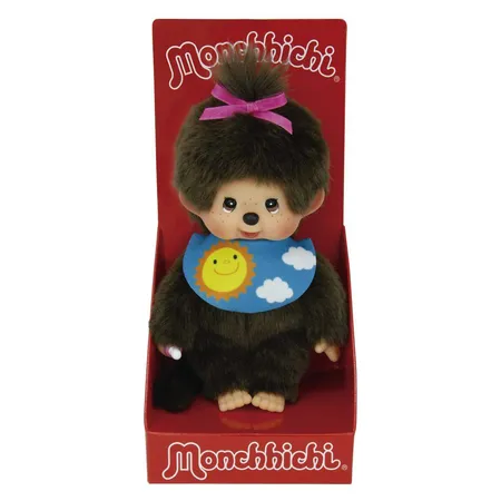 Sekiguchi Monchhichi Mädchen Sleepy 20 cm mit Schlafaugen