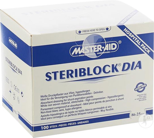 Steriblock Emplâtre Stérile 100 Pièces (70034)