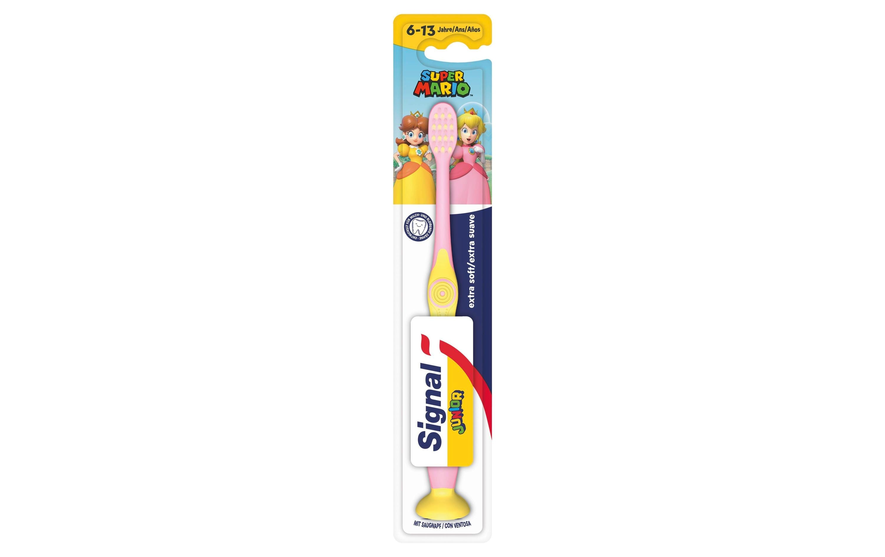 Handzahnbürste Junior Extra Soft AssortiertZahnbürste mit weichen Borsten für Kinderzähne
